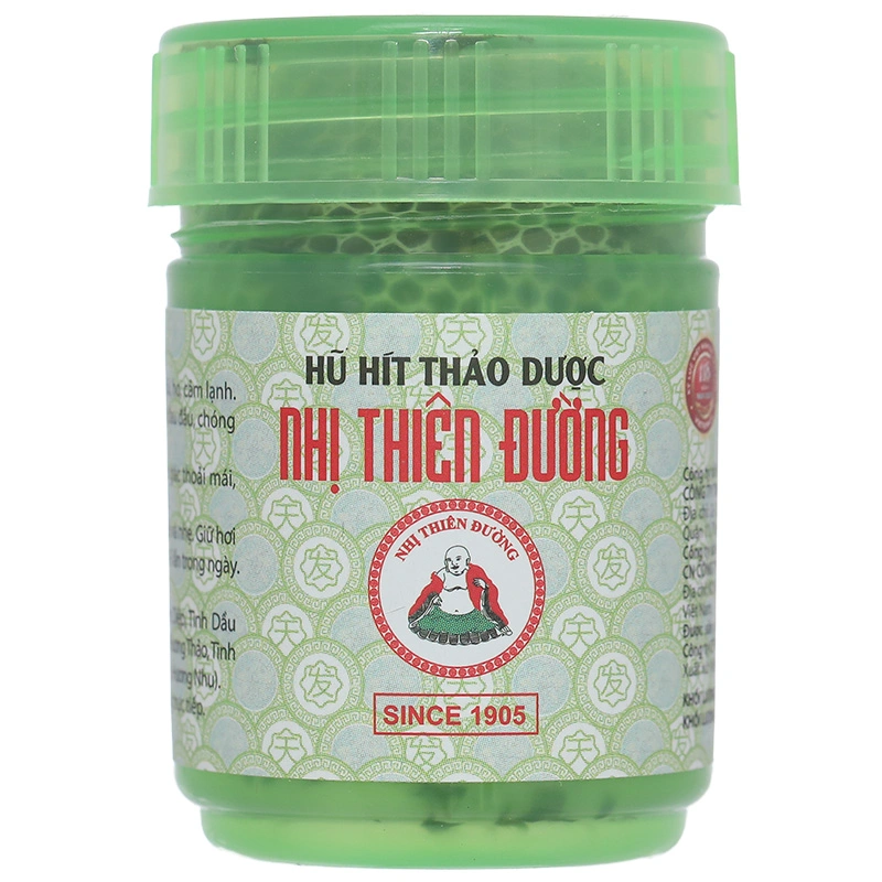 Hũ hít dược liệu Nhị Thiên Đường giúp thông mũi, giải cảm 5g - 1